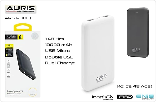 Auris Aurs Powerbank 10000mah Ars/pb-001